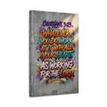 Colossians 3:23 Canvas Wall Art — "Whatever You Do, Work at It" Inspirational Scripture Print