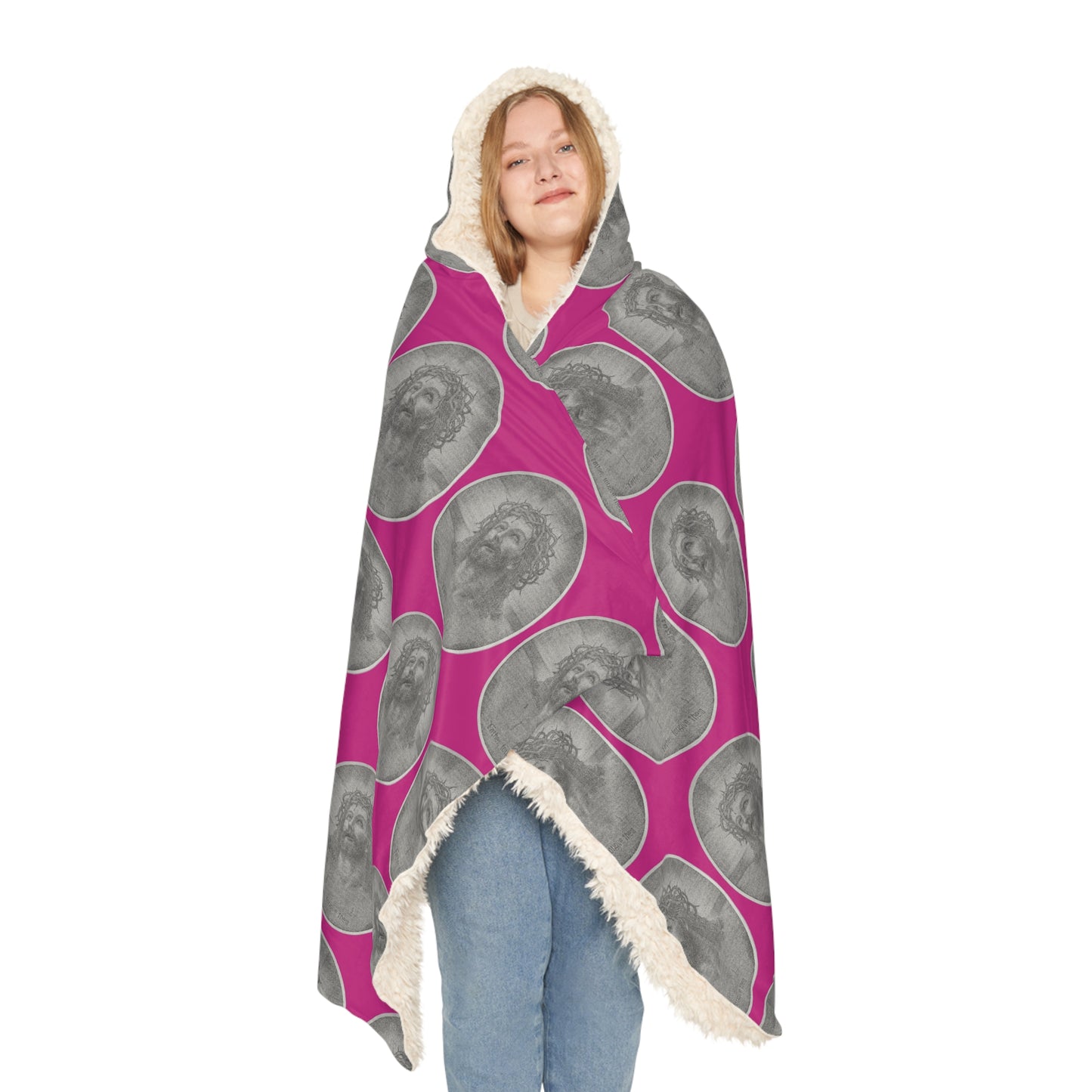 Snuggle Blanket Pink (Fleece or Sherpa)