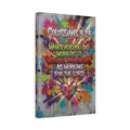 Colossians 3:23 Canvas Wall Art — "Whatever You Do, Work at It" Inspirational Scripture Print