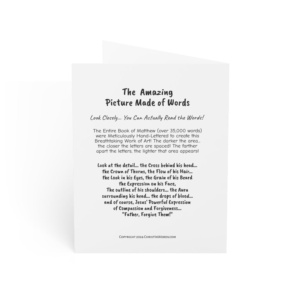 Christ-In-Words Greeting Cards (1,10,30,50 pcs.)