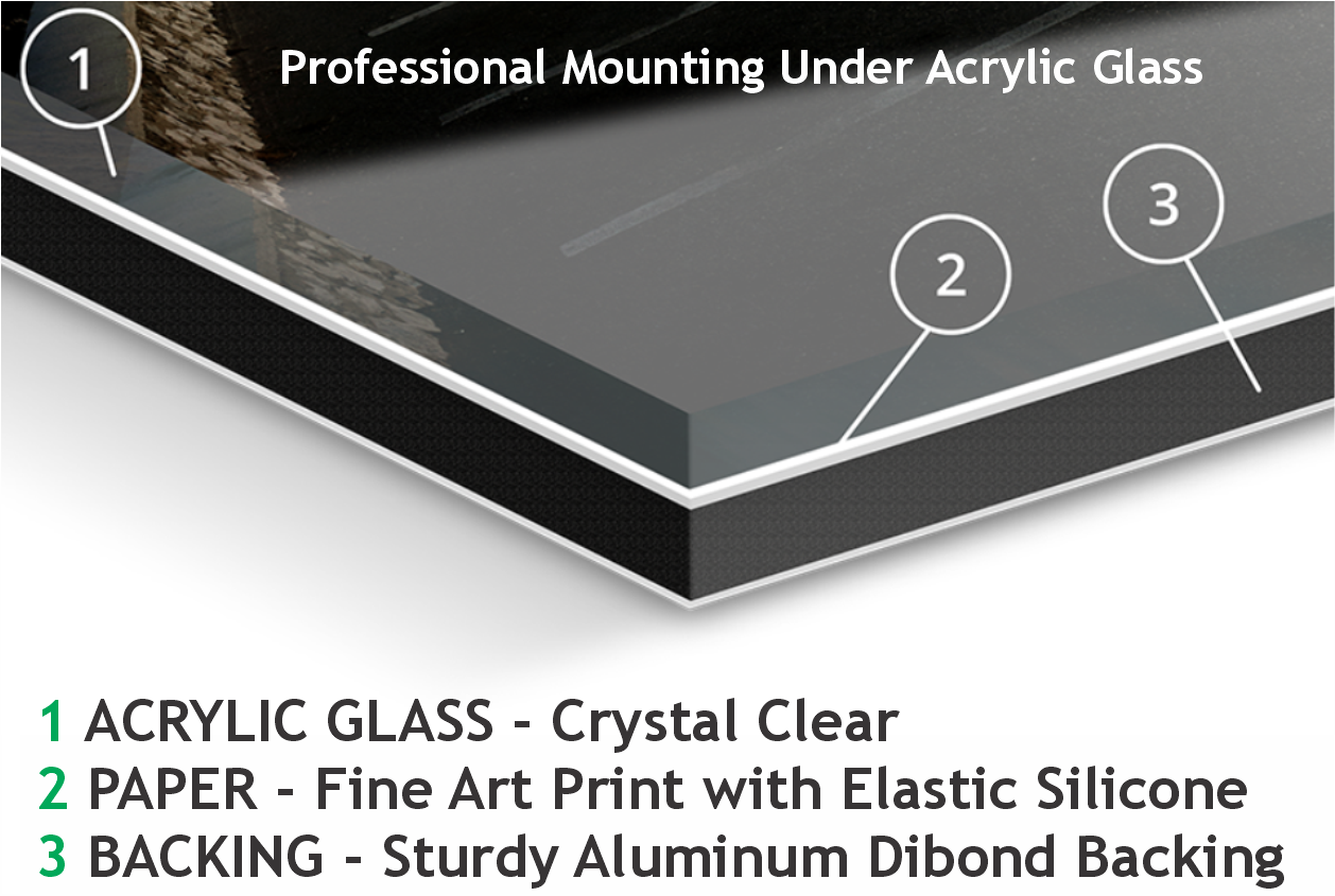 Museum Quality Print Border with Shadow-Box