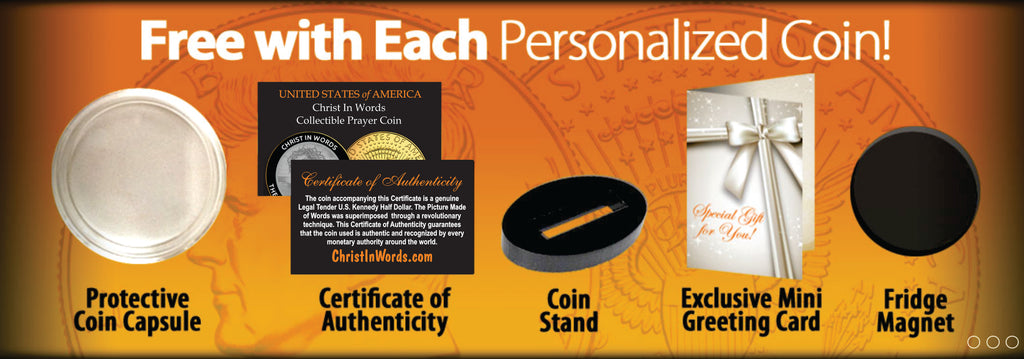Christ In Words Collectible Prayer Coin