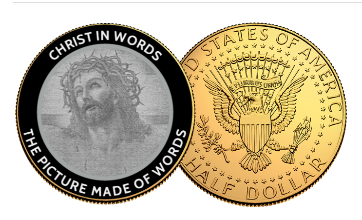 Christ In Words Collectible Prayer Coin