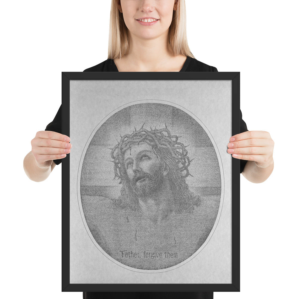 Christ in Words Framed Poster