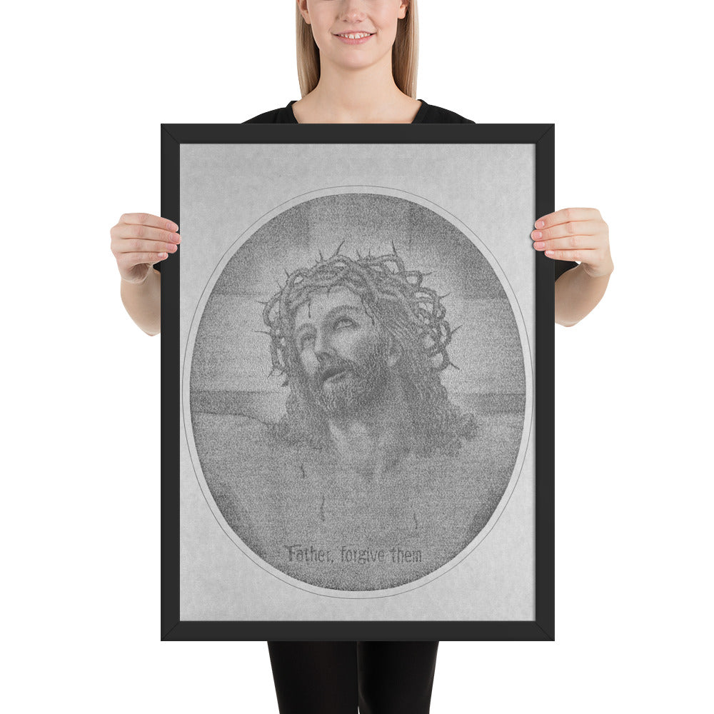 Christ in Words Framed Poster